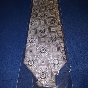 JACQUARD Woven 100% Silk Necktie Brand New